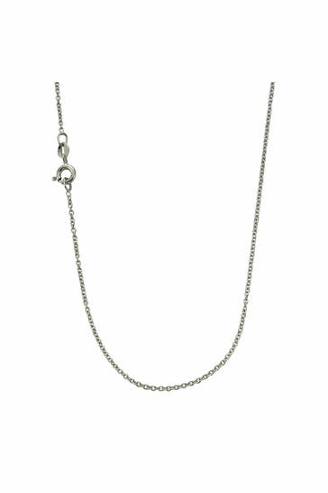 ZEEME Kette 925 Sterling Silber 45cm lang silber