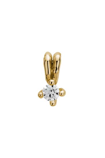 LYOMI Anhänger 585/- Gelbgold  1 synth. Diam. 0,10 ct.