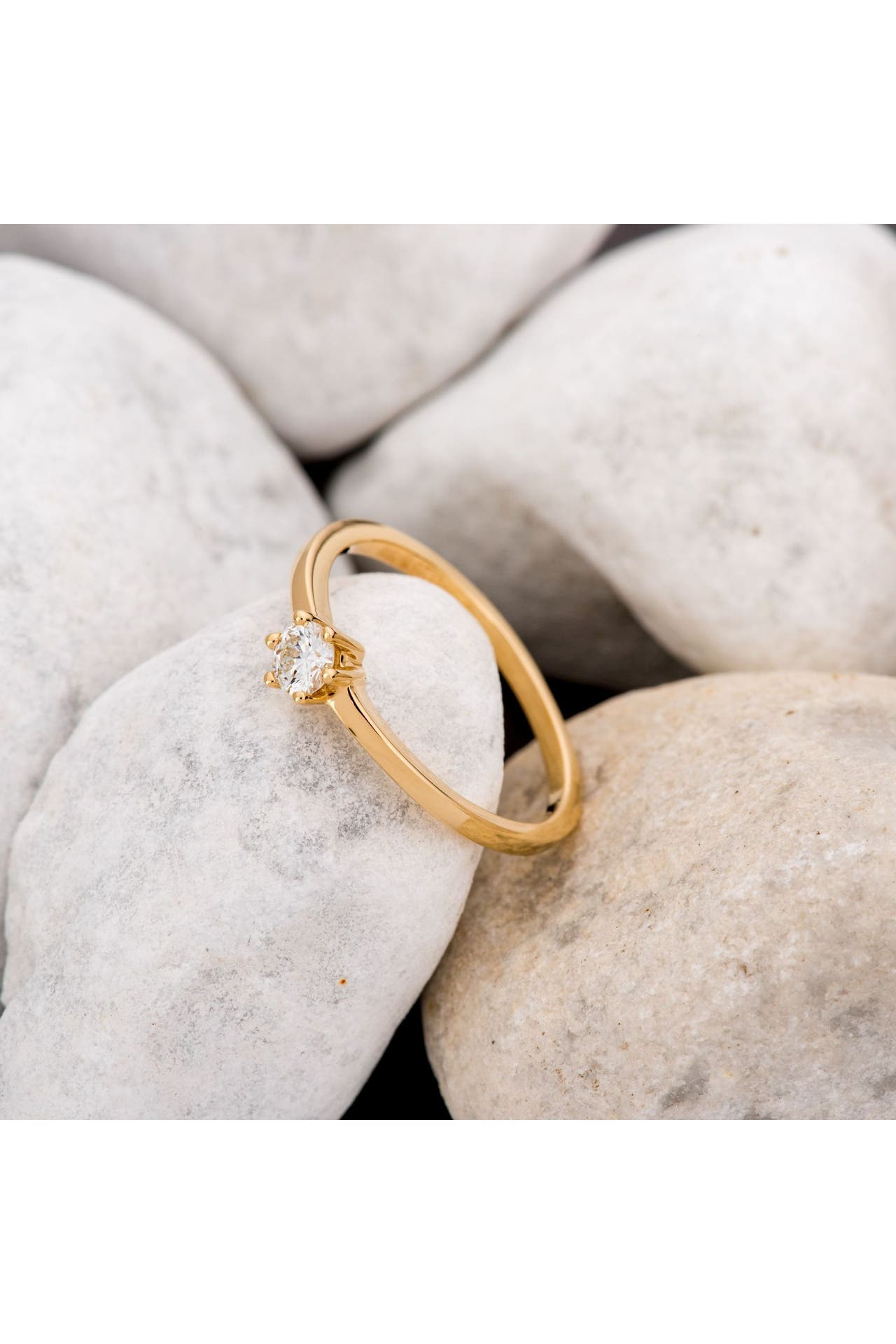 OROLINO Ring Gold 750 mit natürlichem Brillant 0,25ct., Bild 1