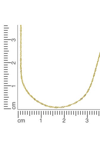 FASCINATION BY ELLEN K. Kette Gold 333 Singapurkette mit einer Länge von 42cm gelb