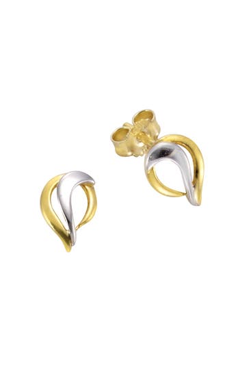 FASCINATION BY ELLEN K. Ohrringe 585/- Gelbgold bicolor glanz mehrfarbig