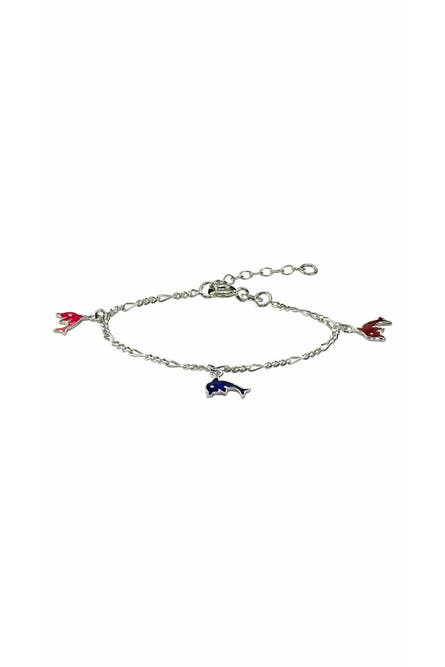 ZEEME Armband 925 Sterling Silber Delfine