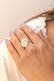 Ring 925/- Sterling Silber Muschel weiß silber
