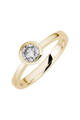 LYOMI Ring 585/- Gelbgold 1 synth. Diam. 0,50 ct. gelb