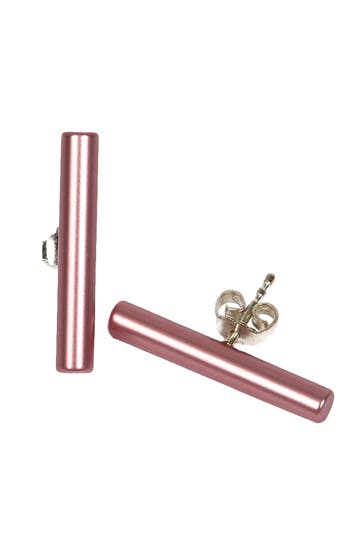 DEMARIE Ohrringe eloxiertes Aluminium rosafarben rosa