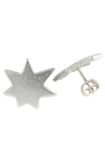 DEMARIE Ohrringe eloxiertes Aluminium silber