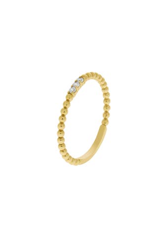 FASCINATION BY ELLEN K. Ring Gold 375 mit Zirkonia weiß gelb