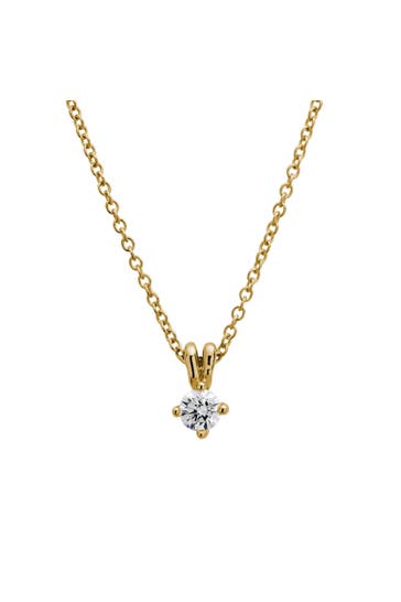 LYOMI Kette 585/- Gelbgold  1 synth. Diam. 0,50 ct. gelb