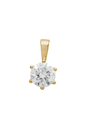 LYOMI Anhänger 585/- Gelbgold  1 synth. Diam. 1,0 ct.