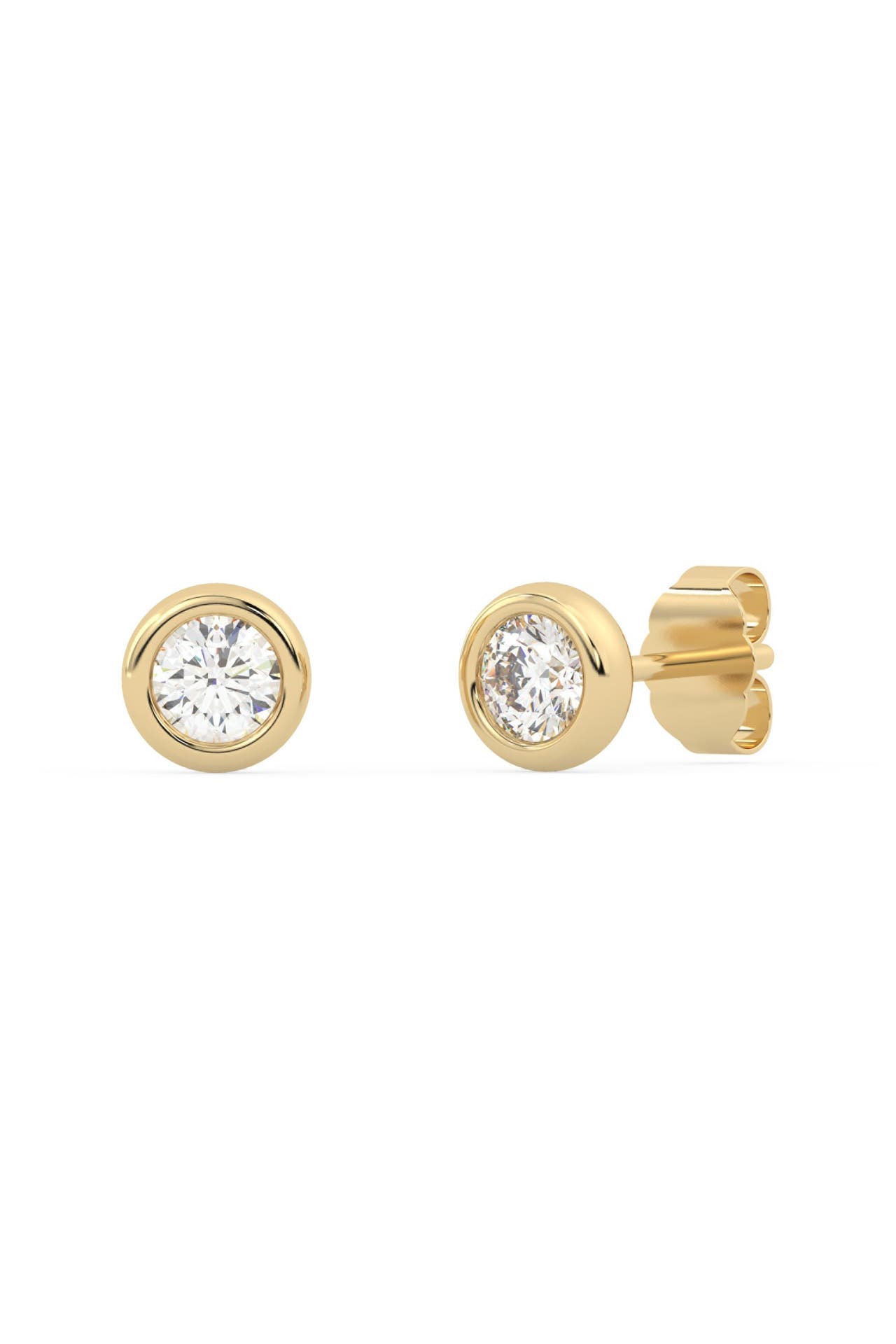 DIAM ADDICT Ohrringe 585 Gelbgold mit im Labor gezüchteten Diamanten gelb, Bild 1