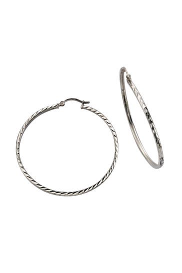 CELESTA Ohrringe 925 Silber rhodiniert 5,0cm silber