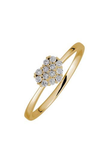 LYOMI Ring 585/- Gelbgold  13 synth. Diam. 0,15 ct. gelb