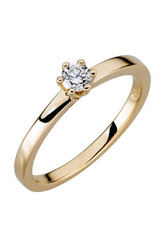 OROLINO Ring Gold 585 mit natürlichem Brillant 0,25 ct.