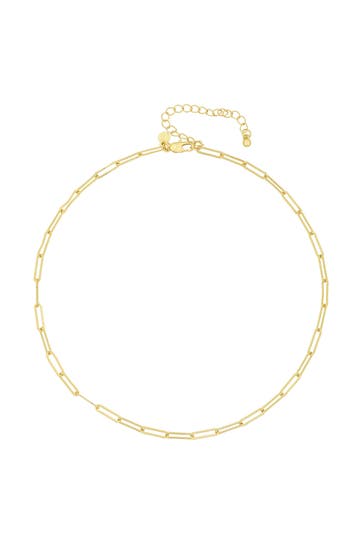 FASHIONBOX Kette Messing vergoldet gelb