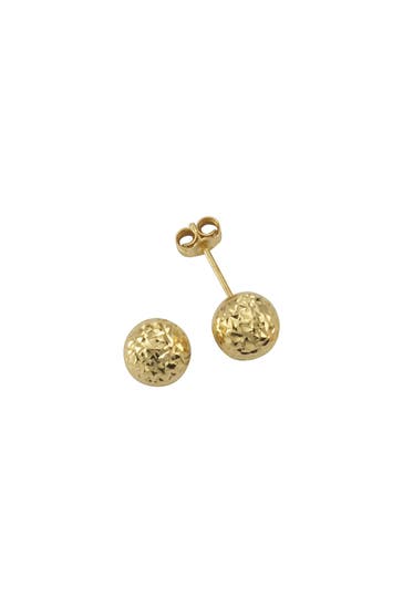 FASCINATION BY ELLEN K. Ohrringe 585/- Gelbgold Kugel Ø 7mm gelb