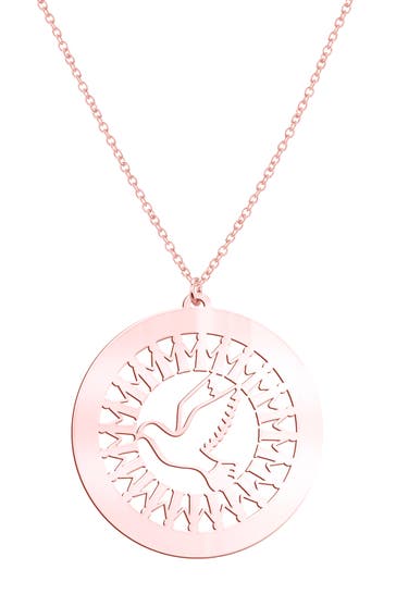BEKA BELL Kette 925-Sterling Silber vergoldet Glänzend 42/45cm rot
