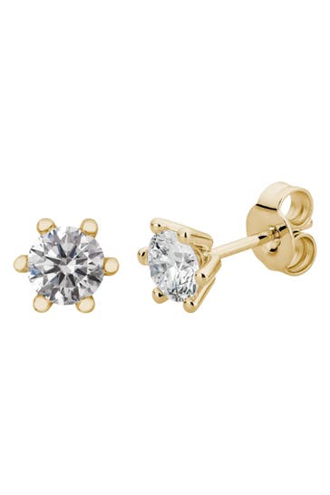 LYOMI Ohrringe 585/- Gelbgold  2 synth. Diam. 1,0 ct. gelb