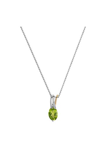 FASCINATION BY ELLEN K. Kette 375/- GG/WG Peridot mehrfarbig