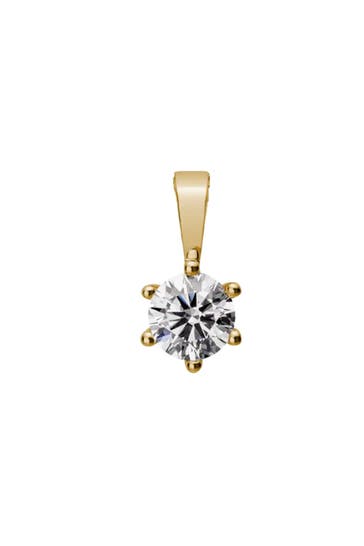 LYOMI Anhänger 585/- Gelbgold  1 synth. Diam. 0,50 ct.