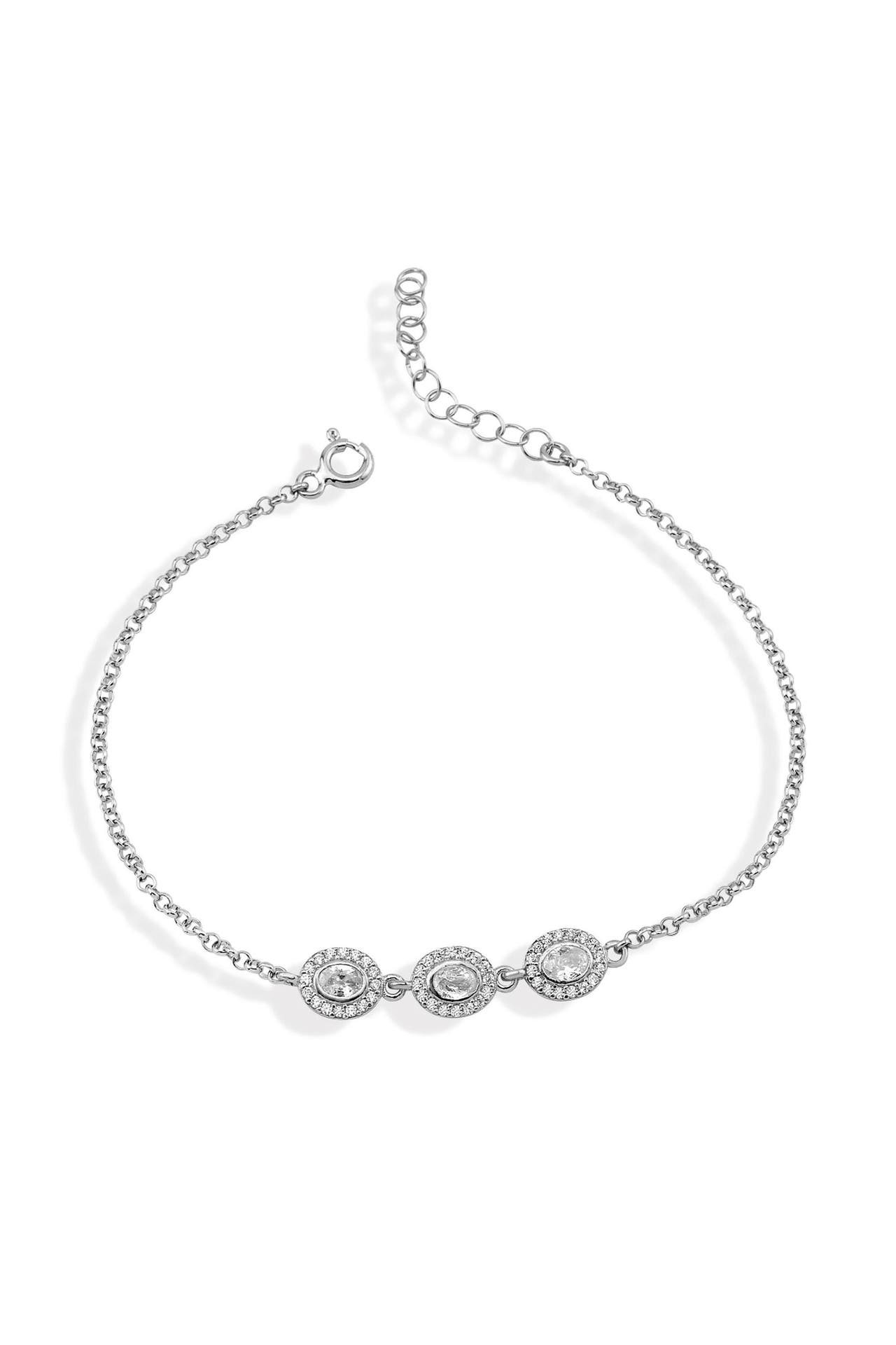 DKENIZ Armband 925/- Sterling Silber Pure Elegance silber, Bild 1