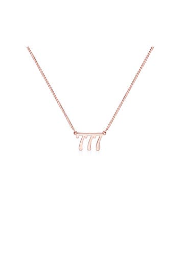 BEKA BELL Kette 925-Sterling Silber rotvergoldet Glänzend 45,0cm rot
