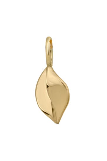 OROLINO Anhänger 585 Gold mit Blatt-Motiv