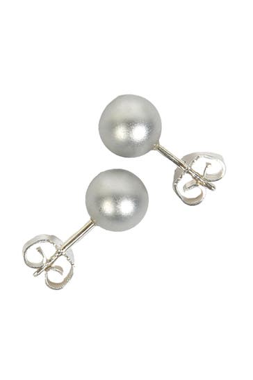 DEMARIE Ohrringe eloxiertes Aluminium silberfarben silbergrau