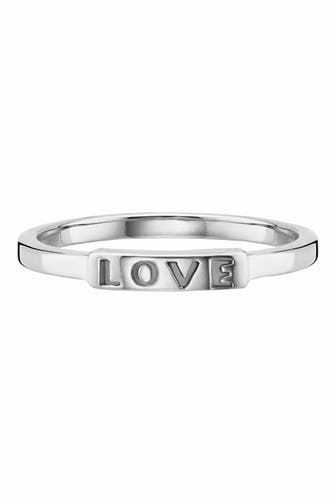 CAI Ring 925/- Sterling Silber rhodiniert Love silber
