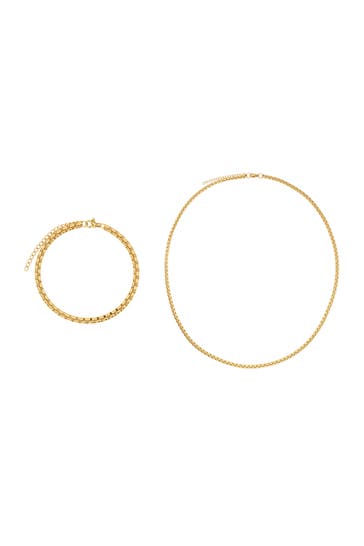 HEIDEMAN Kette Set Vetus goldfarben goldfarben
