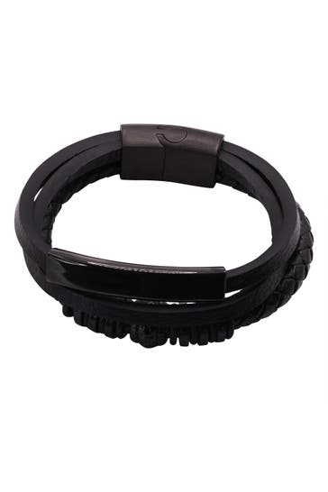 HEIDEMAN Lederamband Herren Ocean schwarz farben