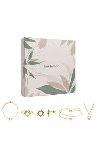 HEIDEMAN Schmuckset Summerbox Lissabon silberfarben goldfarben