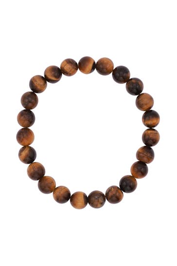 HEIDEMAN elastisches Armband Herren Tiger braun farben