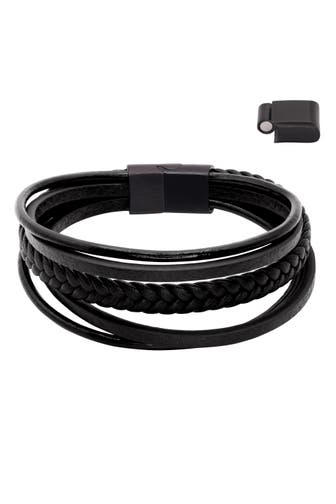 HEIDEMAN Herrenarmband Lederarmband Joris