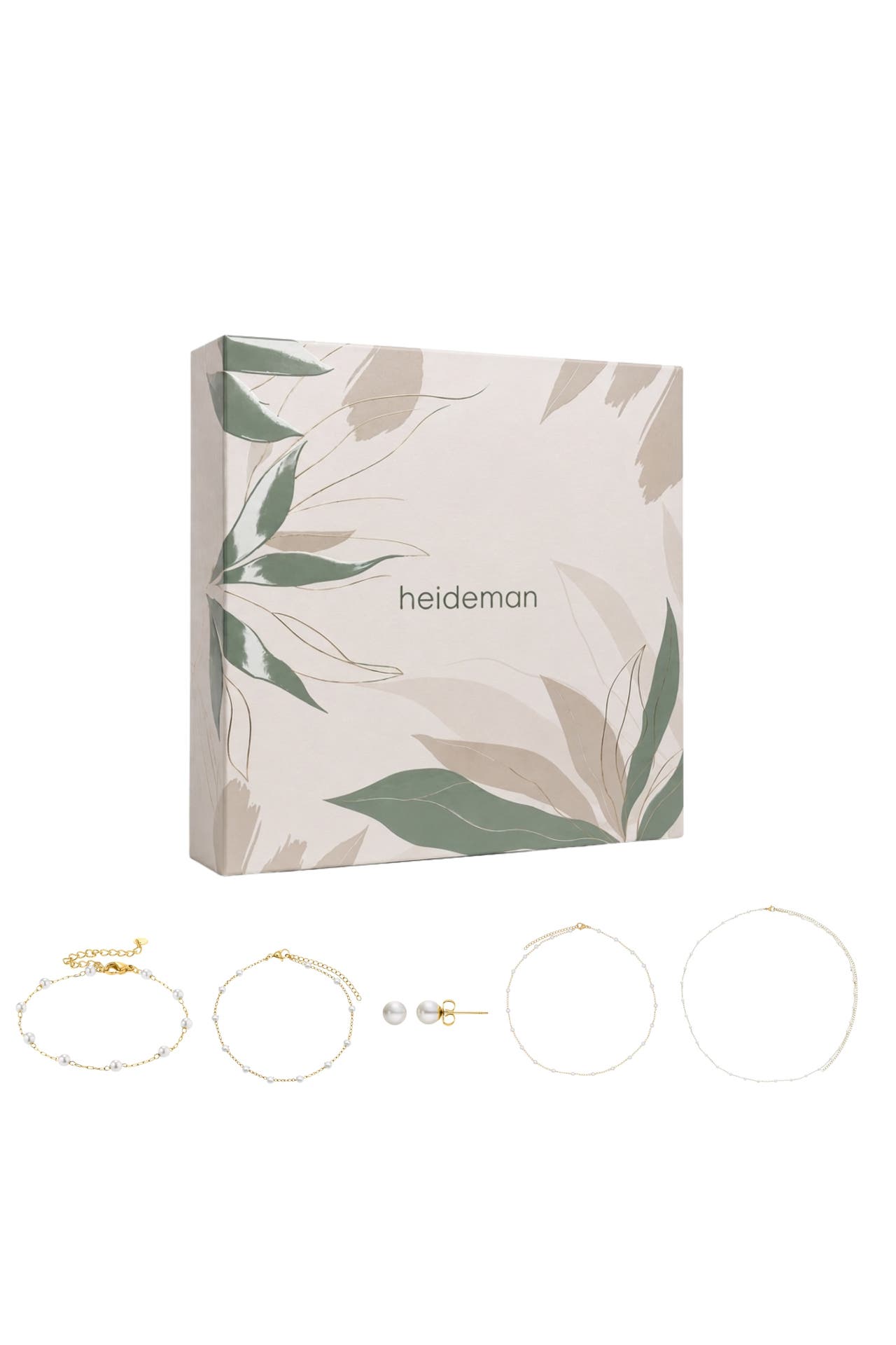 HEIDEMAN Schmuckset Summerbox Capri silberfarben goldfarben, Bild 1