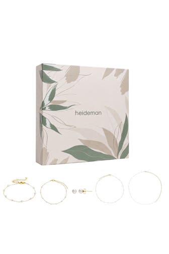 HEIDEMAN Schmuckset Summerbox Capri silberfarben goldfarben