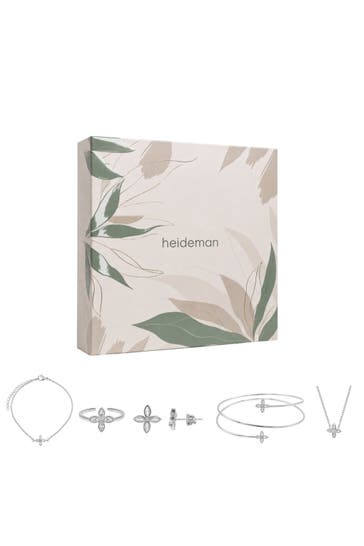 HEIDEMAN Schmuckset Summerbox Florenz silberfarben silberfarben poliert