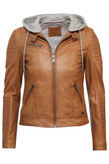 MUSTANG Lederjacke 31021324 cognac