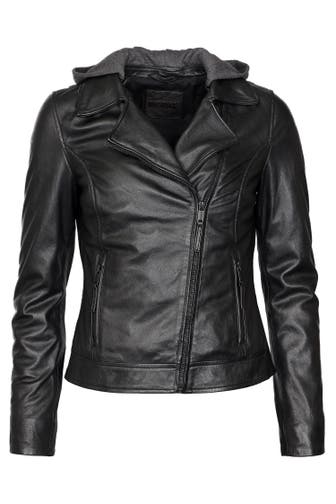 MUSTANG Lederjacke 31024851 black