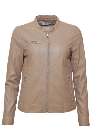MAZE Lederjacke 42021104 taupe