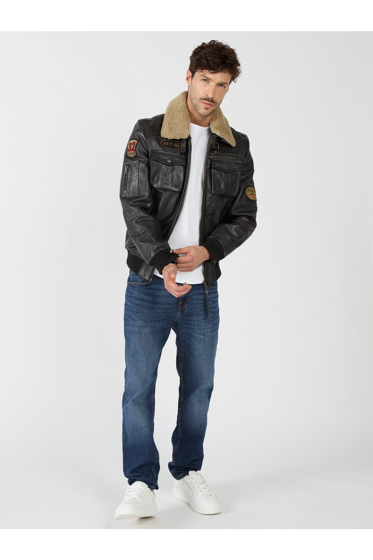 MUSTANG Lederjacke Karlstad black, Bild 1