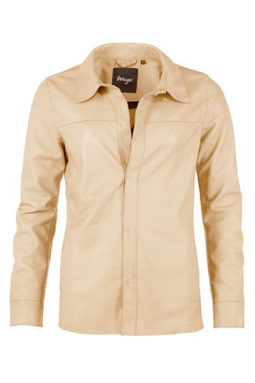 MAZE Lederjacke 42021102 sand