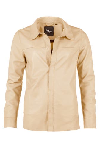 MAZE Lederjacke 42021102 sand