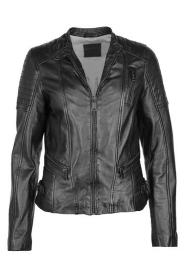 MUSTANG Lederjacke 31022105 black