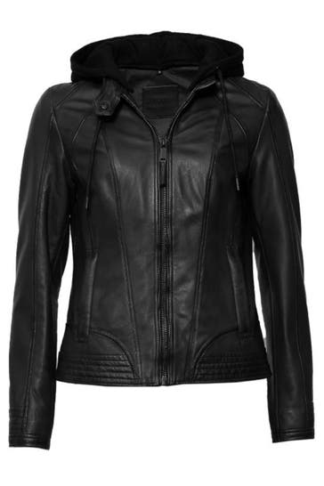 MUSTANG Lederjacke 31022243 black
