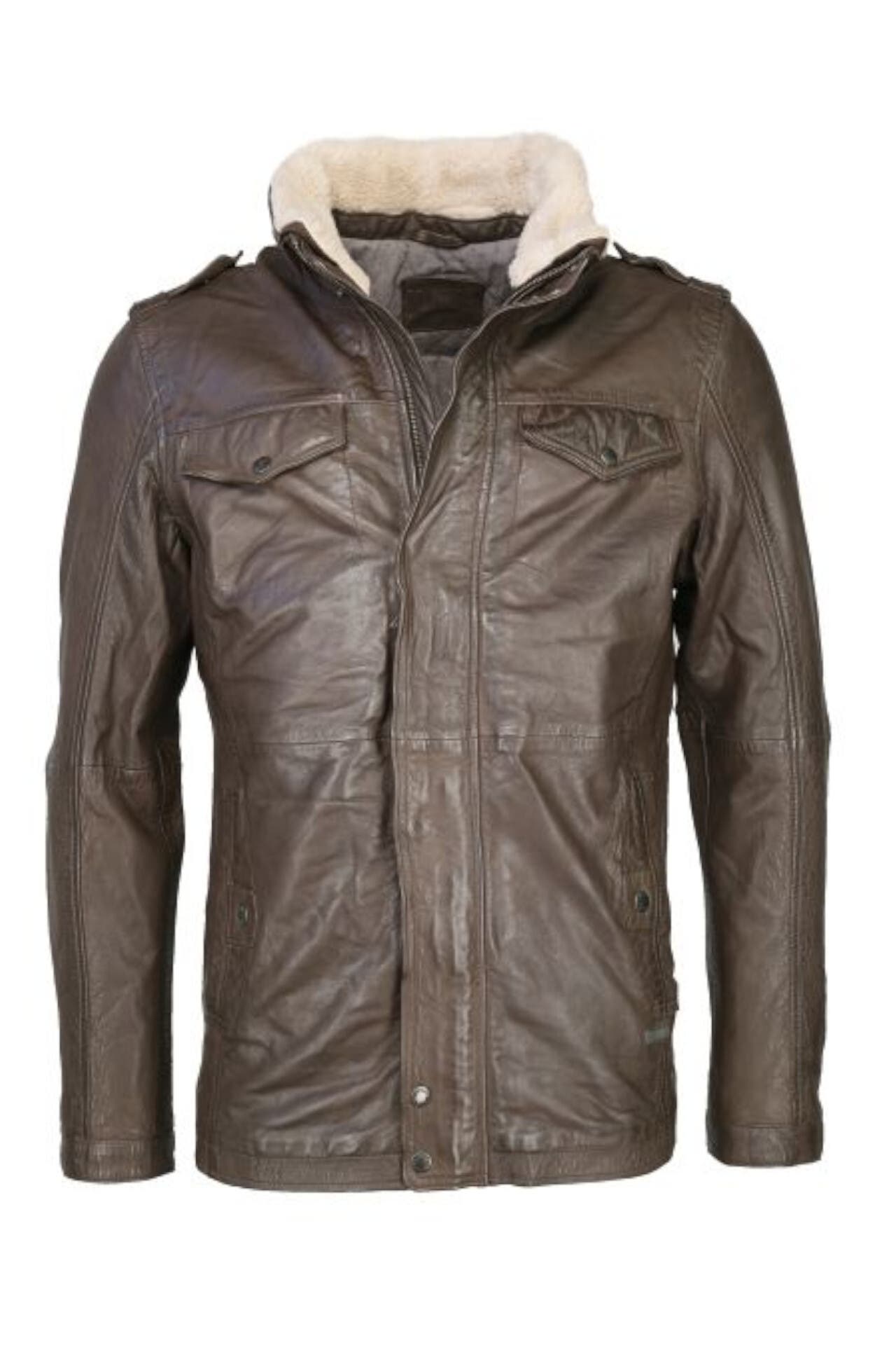 MUSTANG Lederjacke Reineke braun, Bild 1