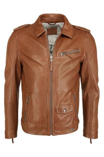 MUSTANG Lederjacke 31020135 brandy