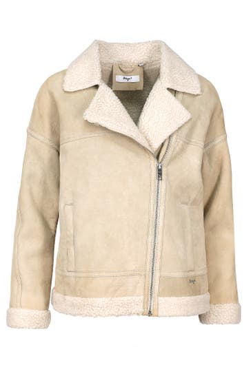 MAZE Lederjacke 42023020 sorf mint/natural