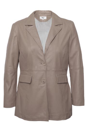 MAZE Lederjacke 42023100 smokey taupe