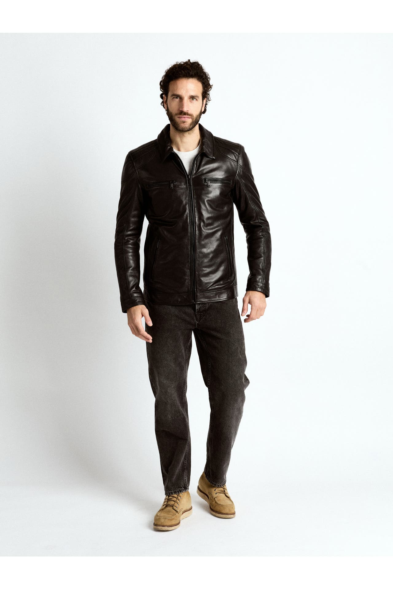 MUSTANG Lederjacke 31024849 black, Bild 1