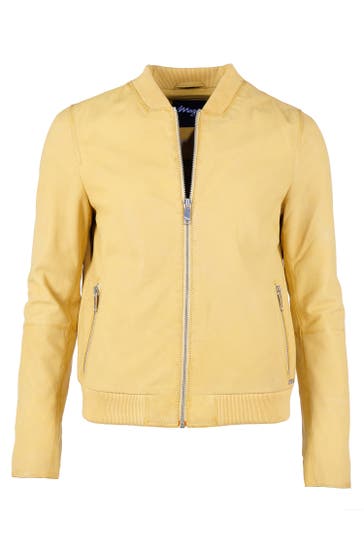 MAZE Lederjacke 4202196 lemonade